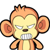 超级生气的花生猴