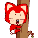 红狐狸爬树