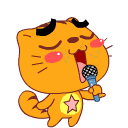 快乐唱歌的可可猫
