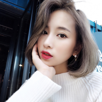 韩系短发女生头像图片