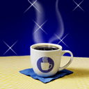 请喝一杯热咖啡