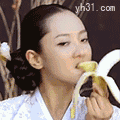 搞笑的吃香蕉方式