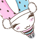 兔耳帽帽卡通女孩